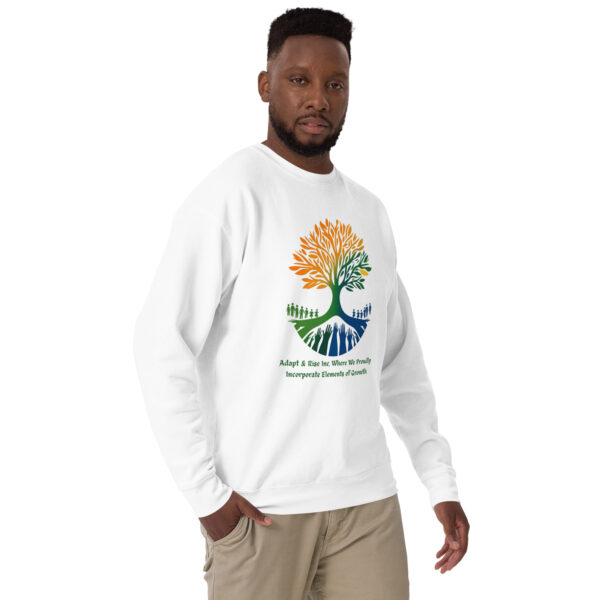 Adapt & Rise Unisex Premium Sweatshirt - Image 2